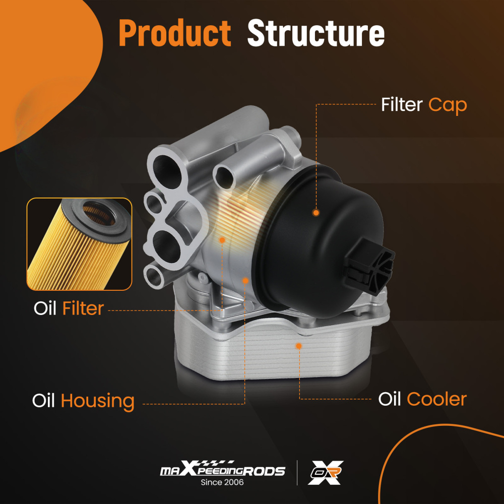 Oil Cooler compatible for Ford TRANSIT MK7 MK8 FOCUS III 2.2 compatible for FWD PEUGEOT BOXER 2.2 2006-on