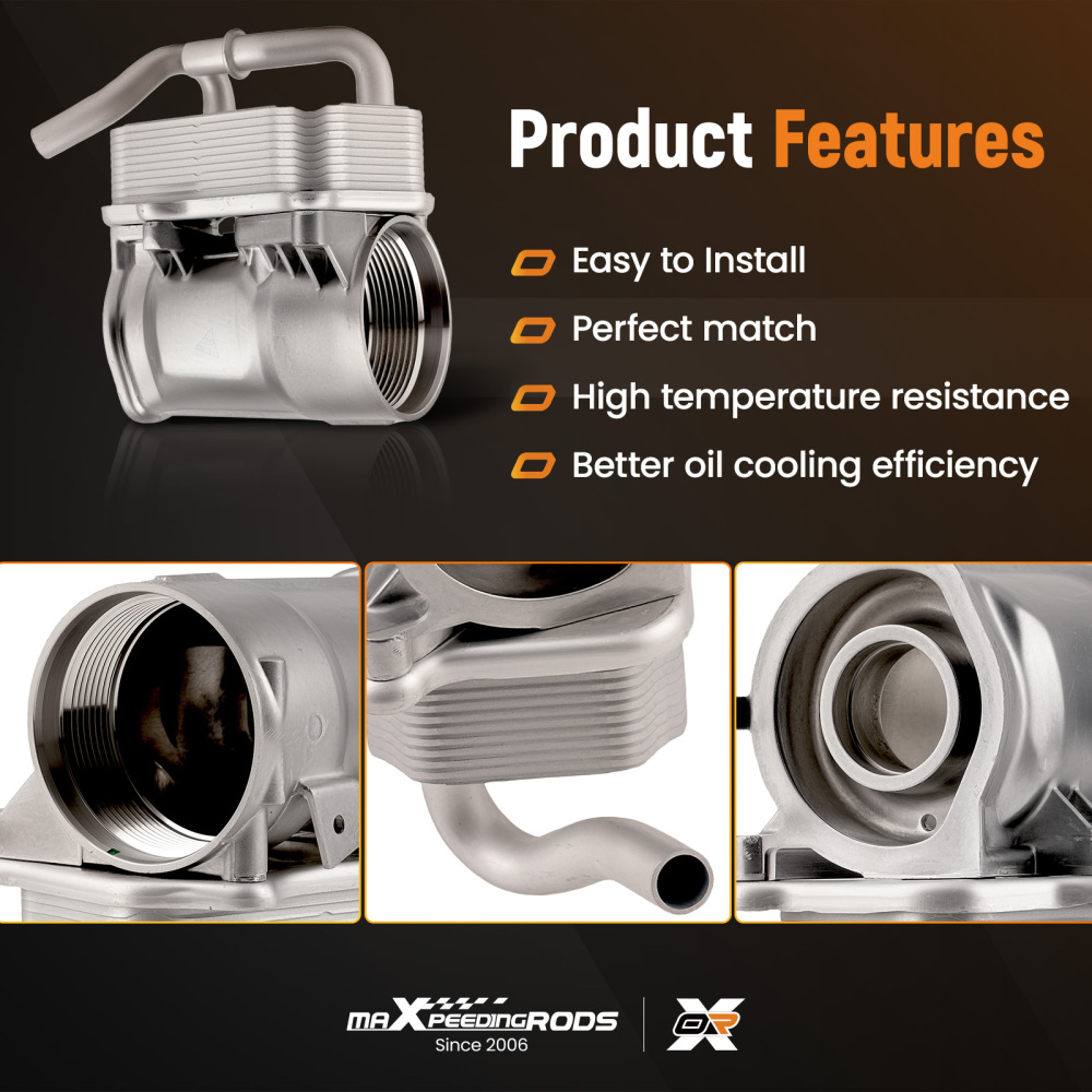 Radiatore dellolio motore con alloggiamento compatibile per Mercedes C CLK E ML 6+8 SL