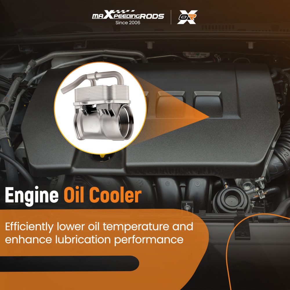 Radiatore dellolio motore con alloggiamento compatibile per Mercedes C CLK E ML 6+8 SL