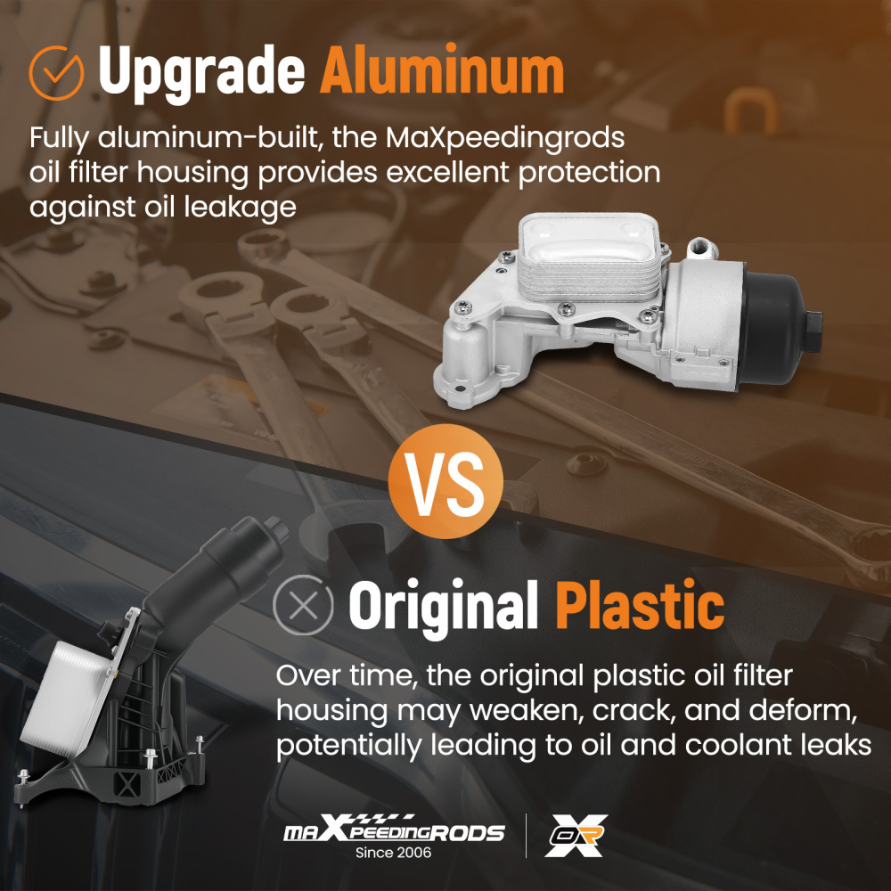 Engine Oil Filter Cooler compatible for Mini Cooper S Paceman R61 1.6L 2013-16 11427583112