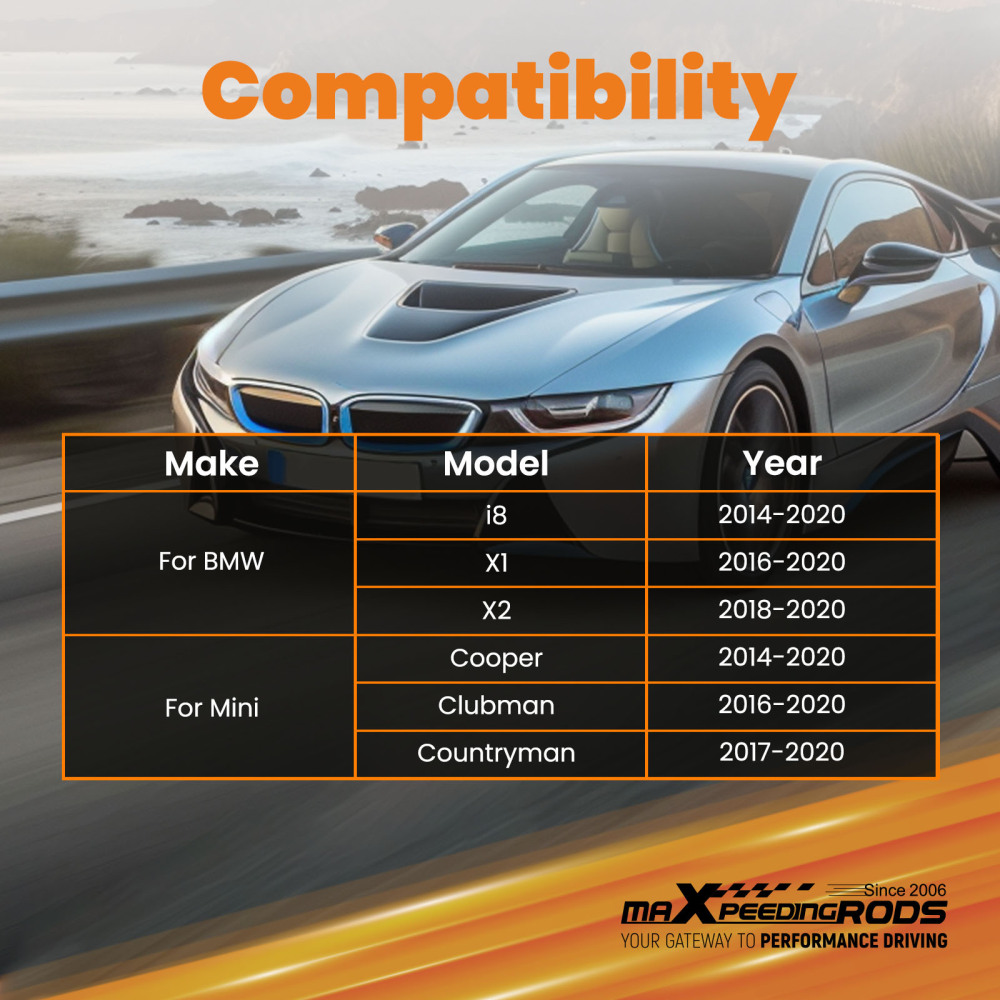 1 Set Engine Oil Cooler Oil Filter Housing Adapter Assembly compatible for BMW 11428585235