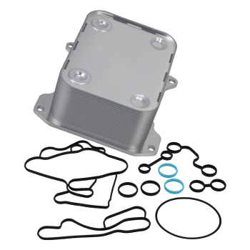 New Oil Cooler With Gasket compatible for Ford F250 F350 F450 6.4L Powerstroke Diesel 08-10