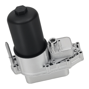 Engine Oil Cooler compatible for Citroen C5 C6 2.7 HDi LR009570 2005-2021 Silver