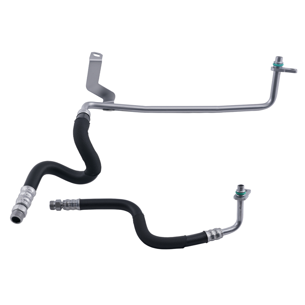 2PC Oil Cooler Hose Kit compatible for Audi A4 A5 2.0L 2009-2016 TRC0338 TRC0341