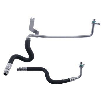 2PC Oil Cooler Hose Kit compatible for Audi A4 A5 2.0L 2009-2016 TRC0338 TRC0341