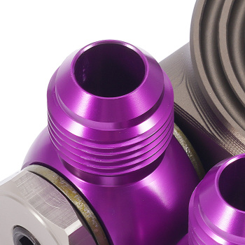 Thermostatic Oil Filter Sandwich Plate M20x1.5 3/4-16UNF AN10 NPT Sensor Ports