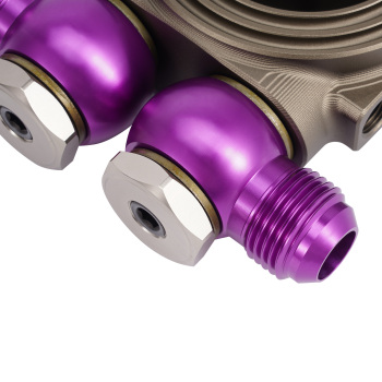 Thermostatic Oil Filter Sandwich Plate M20x1.5 3/4-16UNF AN10 NPT Sensor Ports