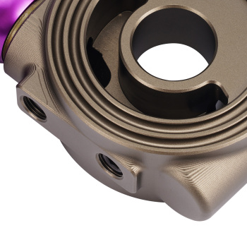 Kit Adattatore Sandwich per Radiatore Olio M20 3/4UNF AN10 con Guarnizioni