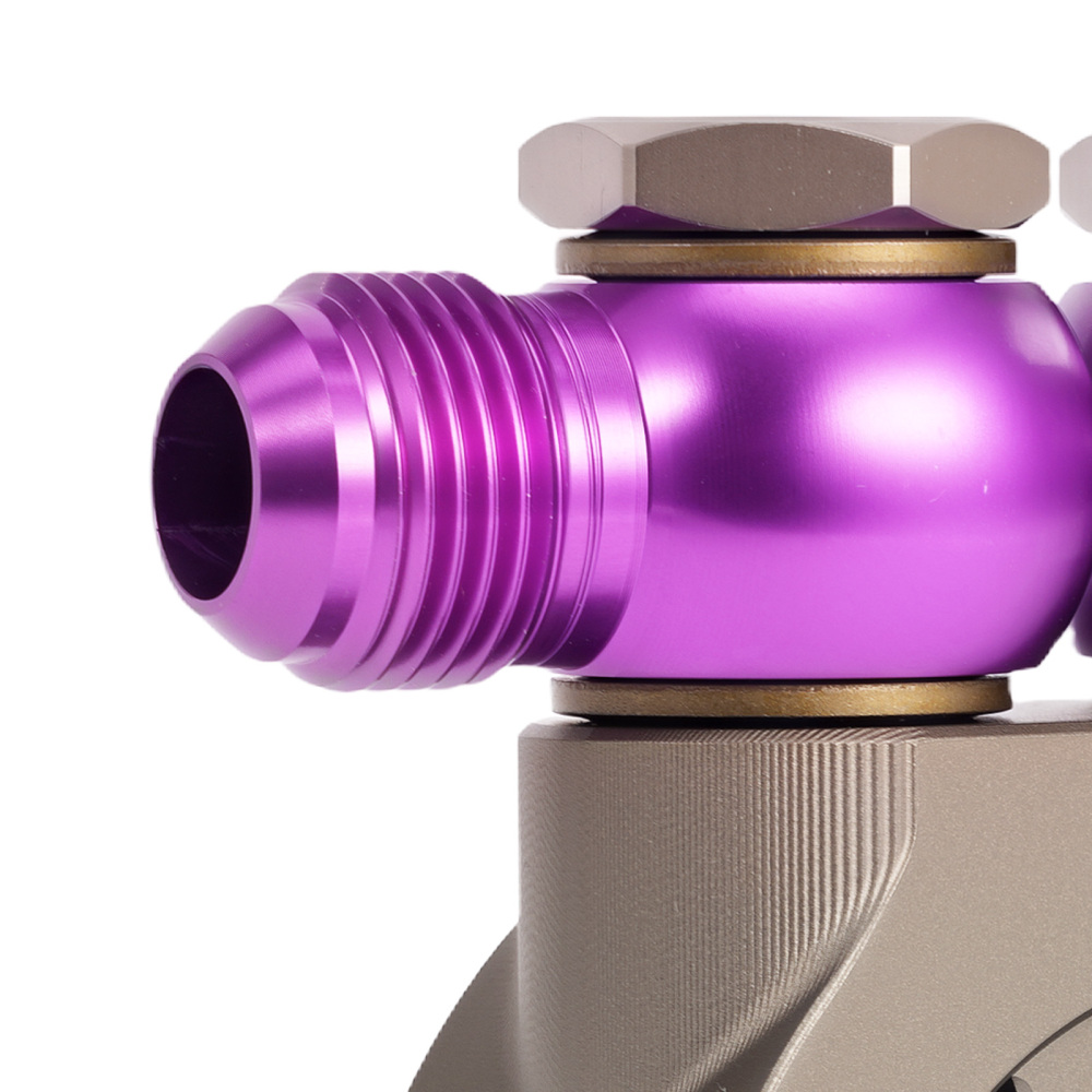 Kit Adattatore Sandwich per Radiatore Olio M20 3/4UNF AN10 con Guarnizioni