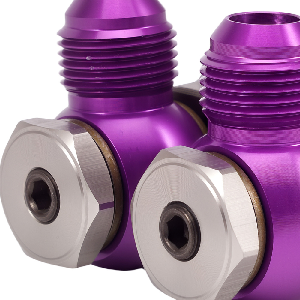 Kit Adattatore Sandwich per Radiatore Olio M20 3/4UNF AN10 con Guarnizioni