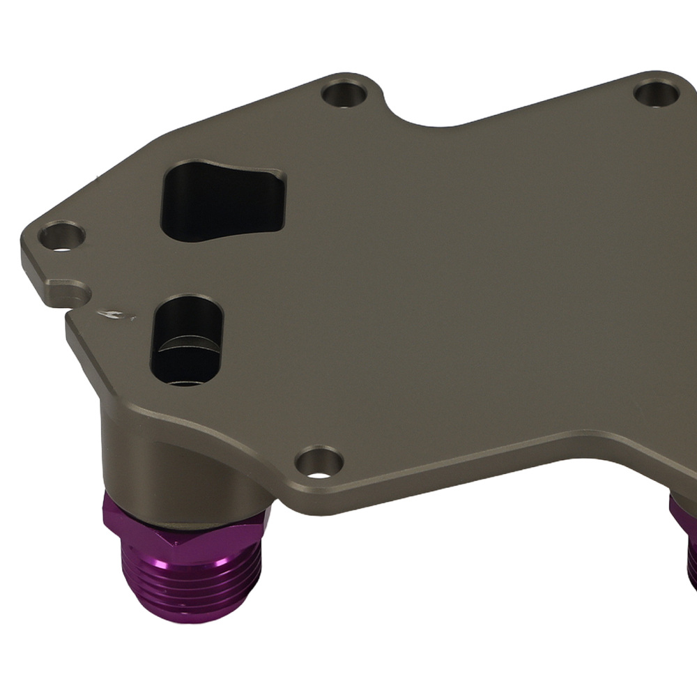 Aluminium Oil Filter Sandwich Adapter AN10 compatible for Mini F54 F55 F60 1.5/2.0T