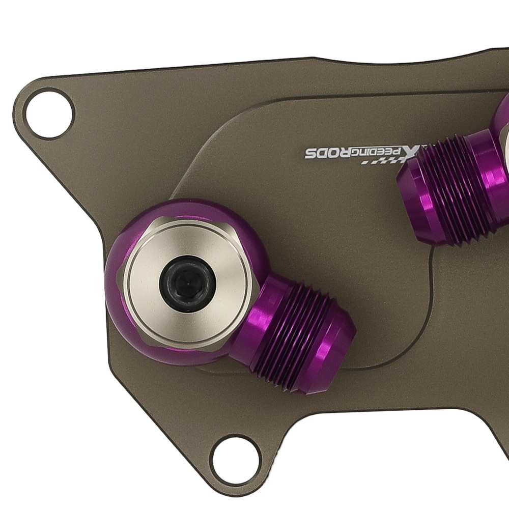 Aluminum Oil Adapter AN10 compatible for VW Audi Gen3 EA888 Filter Sandwich Cooler Kit