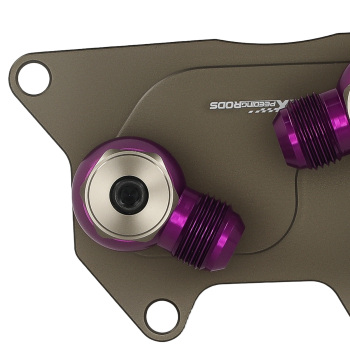 Aluminum Alloy Oil Filter Adapter compatible for VW Audi Gen3 EA888 AN10 Sandwich