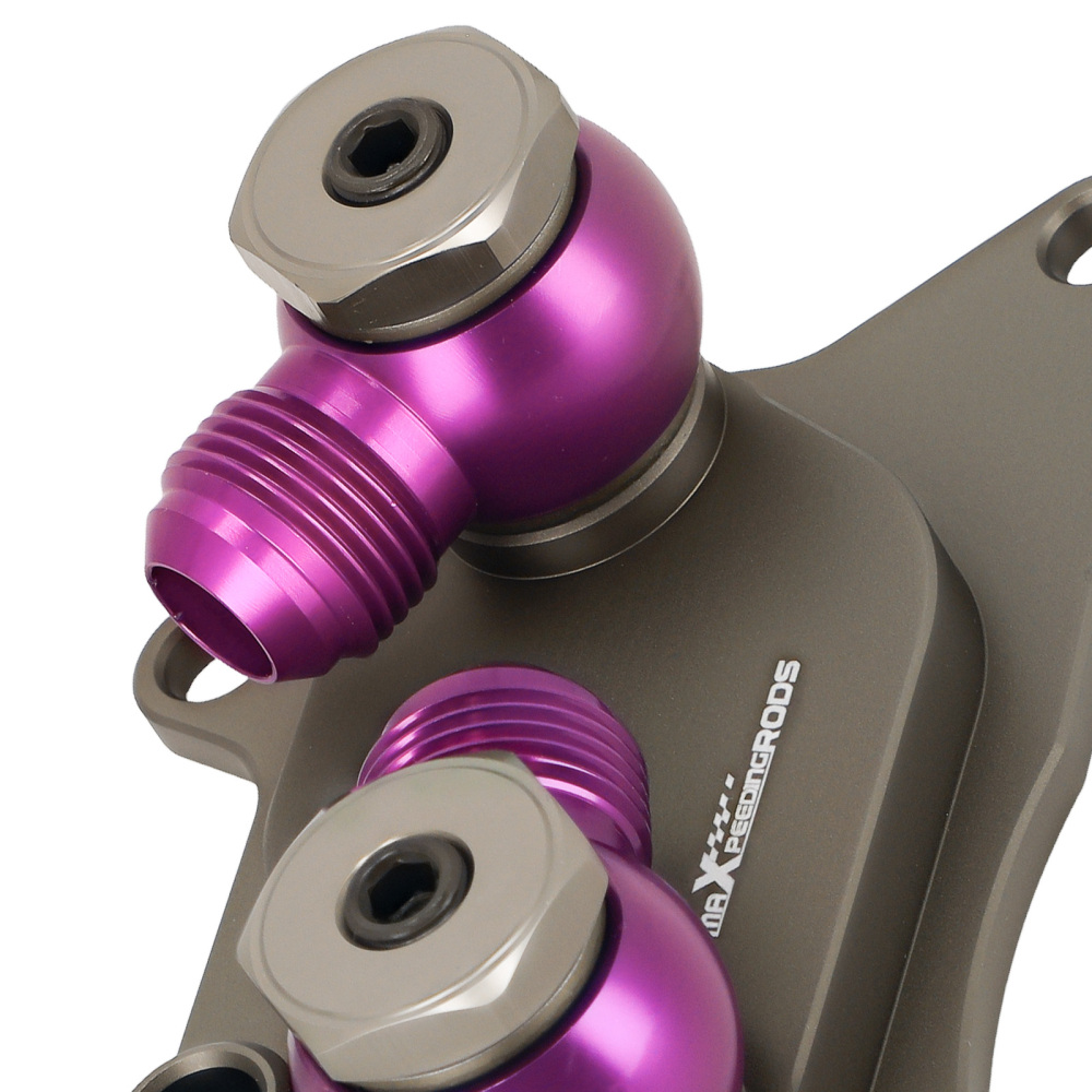 Aluminum Oil Adapter AN10 compatible for VW Audi Gen3 EA888 Filter Sandwich Cooler Kit