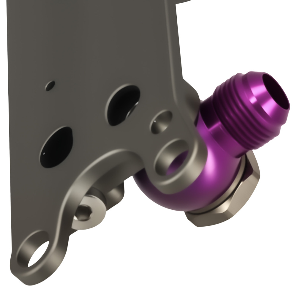 Aluminum AN10 Oil Cooler Adapter compatible for Jeep Wrangler Grand Cherokee 2011-2013