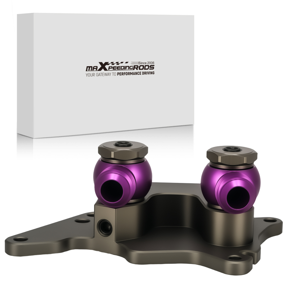 Aluminum Alloy Oil Filter Adapter AN10 compatible for BMW MINI R55 R56 R60 N14 N18