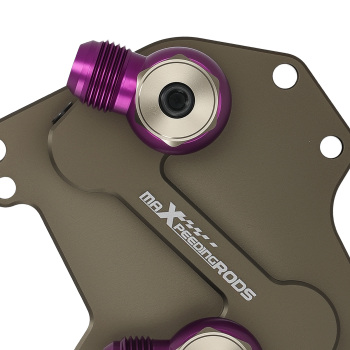 10AN Oil Cooler Filter Adapter compatible for VW Golf MK6 MK7 Passat B8 compatible for Audi Aluminum