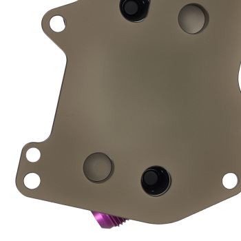 10AN Oil Cooler Filter Adapter compatible for VW Golf MK6 MK7 Passat B8 compatible for Audi Aluminum