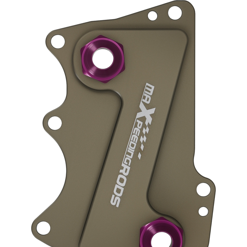 AN10 Oil Cooler Filter Adapter compatible for BMW B58 Engine Purple Aluminium Kit