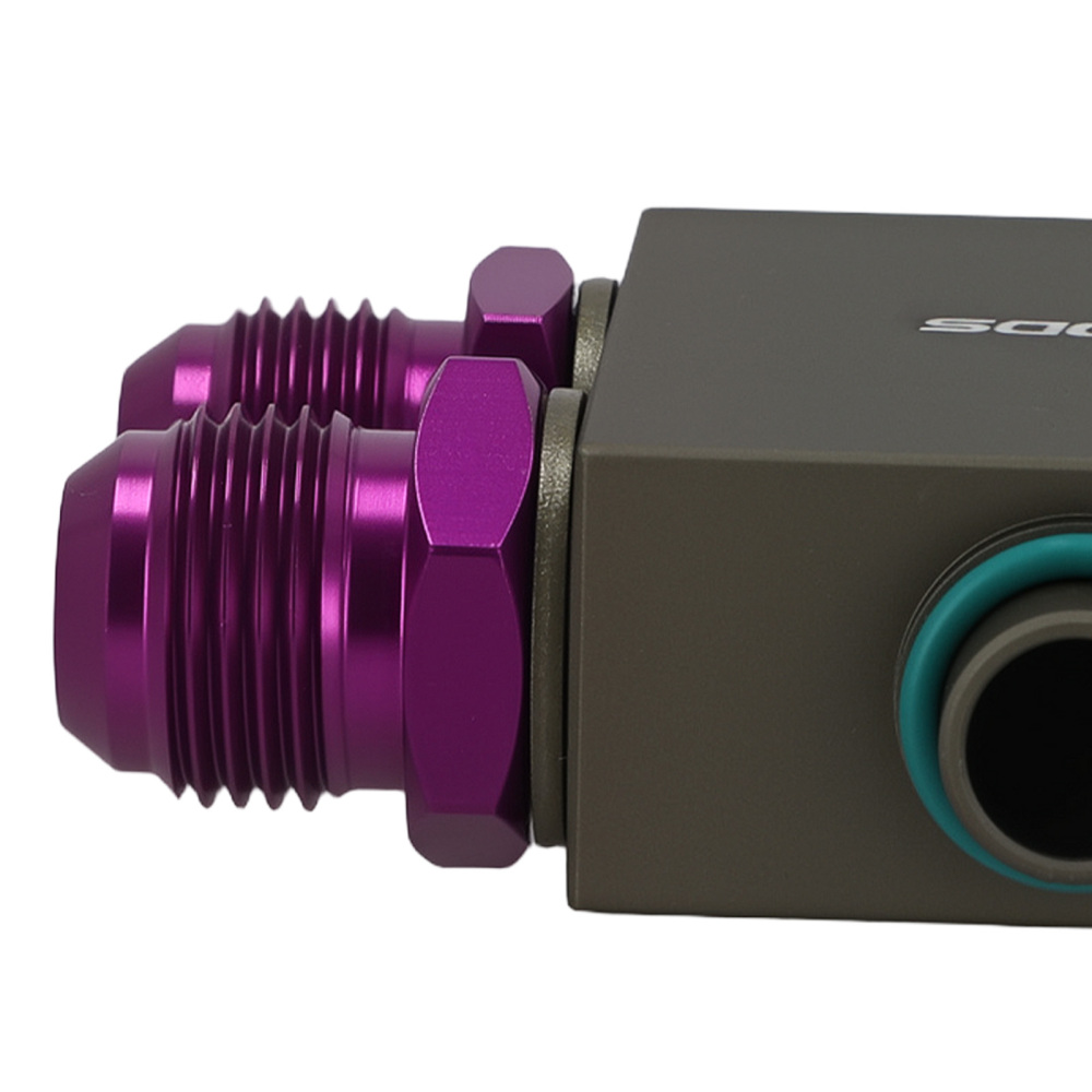 Aluminum AN10 Oil Filter Adapter compatible for BMW 335i E90 E92 E93 N54 Engine 2006-2010