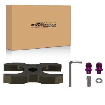 Aluminum AN10 Oil Cooler Adapter compatible for BMW 135i 335i E90 E92 E93 Sandwich Kit