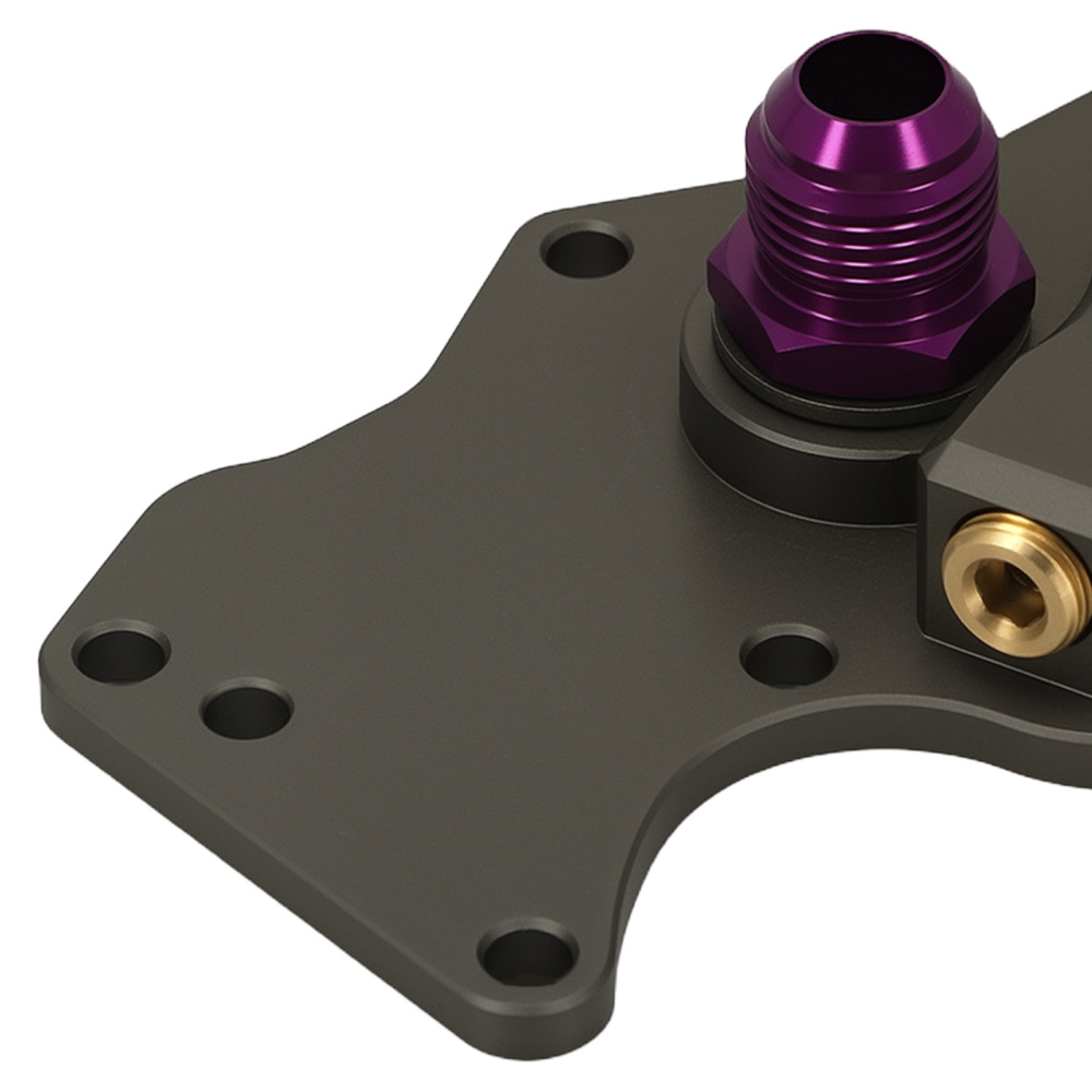 Aluminum Alloy Oil Adapter AN10 compatible for BMW F20 F30 F32 1.5T B38 B46 B48