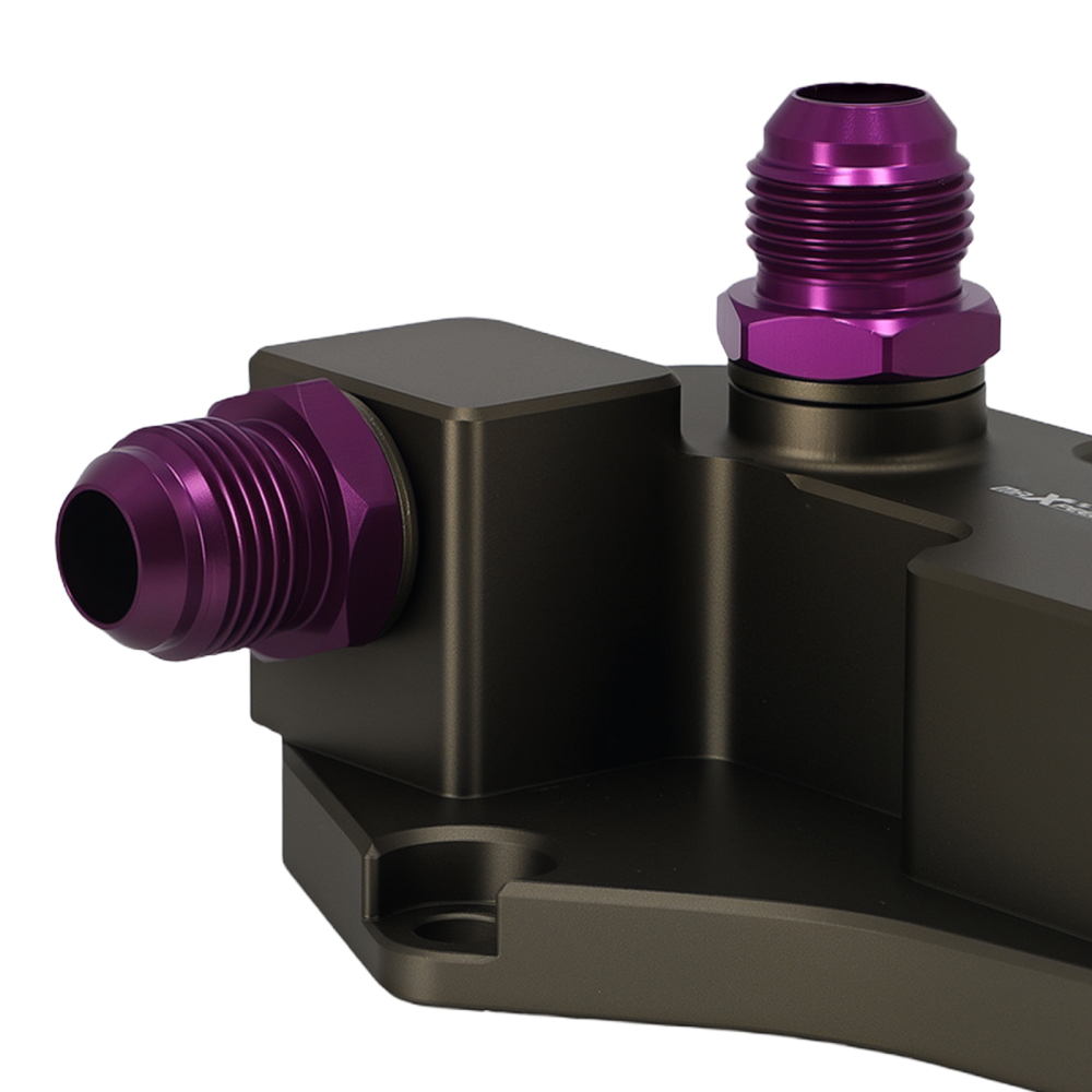 Aluminum AN10 Oil Filter Sandwich Adapter compatible for BMW N20/N26/N51/N52/N53 Kit