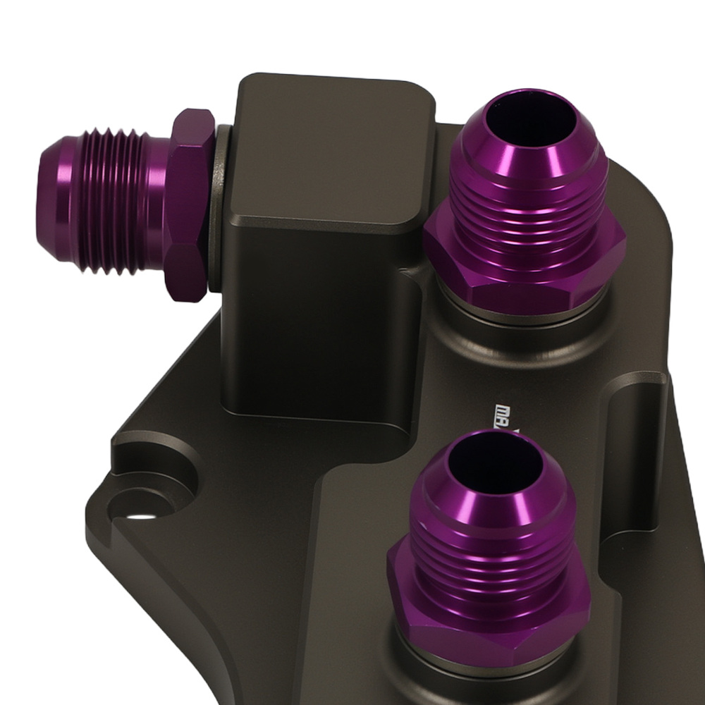 Aluminum AN10 Oil Filter Sandwich Adapter compatible for BMW N20/N26/N51/N52/N53 Kit