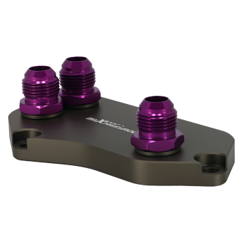 Aluminum Oil Cooler Adapter compatible for BMW F30 F07 F10 E84 E83 N20 N54 N55 AN10