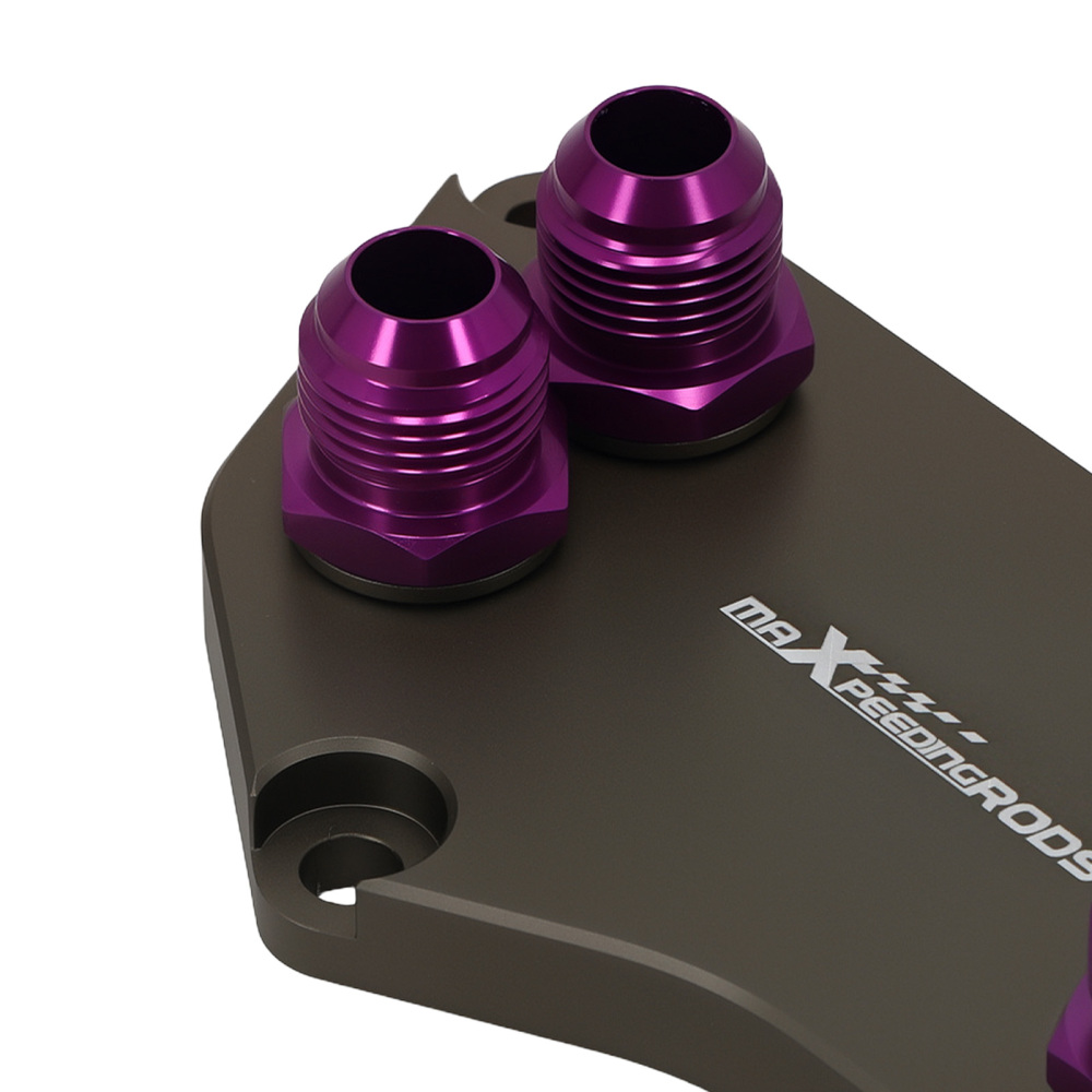 Aluminum Oil Cooler Adapter compatible for BMW F30 F07 F10 E84 E83 N20 N54 N55 AN10