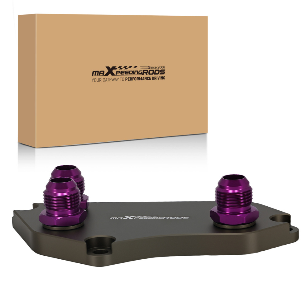 Aluminum Oil Cooler Adapter compatible for BMW F30 F07 F10 E84 E83 N20 N54 N55 AN10