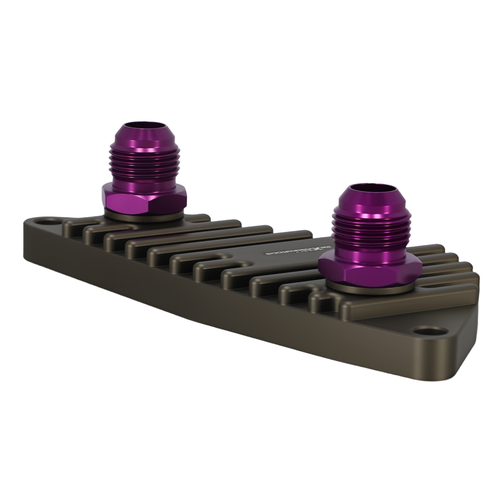 Aluminum AN10 Oil Cooler Sandwich Adapter compatible for BMW E90 F20 E82 E89 N54 N55