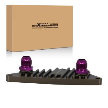 Aluminum AN10 Oil Cooler Sandwich Adapter compatible for BMW E90 F20 E82 E89 N54 N55