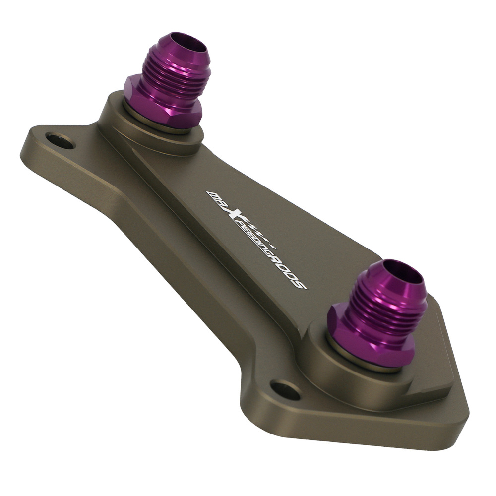 Aluminum AN10 Oil Filter Adapter compatible for VW Audi Golf MK5 MK6 GTI DQ250