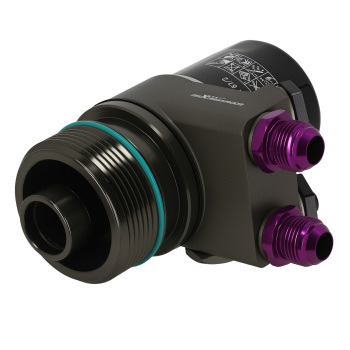 Aluminum AN10 Oil Cooler Sandwich Adapter compatible for VW Golf 7 MK7 GTI 1.8T 2.0T