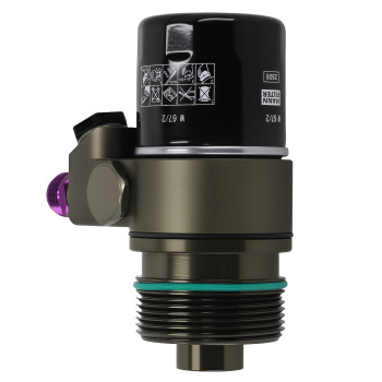 Aluminum AN10 Oil Cooler Sandwich Adapter compatible for VW Golf 7 MK7 GTI 1.8T 2.0T