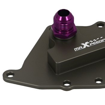 AN10 Oil Cooler Adapter compatible for BMW MINI F54 F55 F56 F57 F60 Purple Aluminum Kit