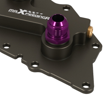 AN10 Oil Cooler Adapter compatible for BMW MINI F54 F55 F56 F57 F60 Purple Aluminum Kit