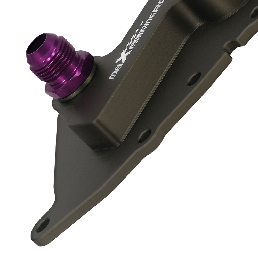 AN10 Oil Cooler Adapter compatible for BMW MINI F54 F55 F56 F57 F60 Purple Aluminum Kit