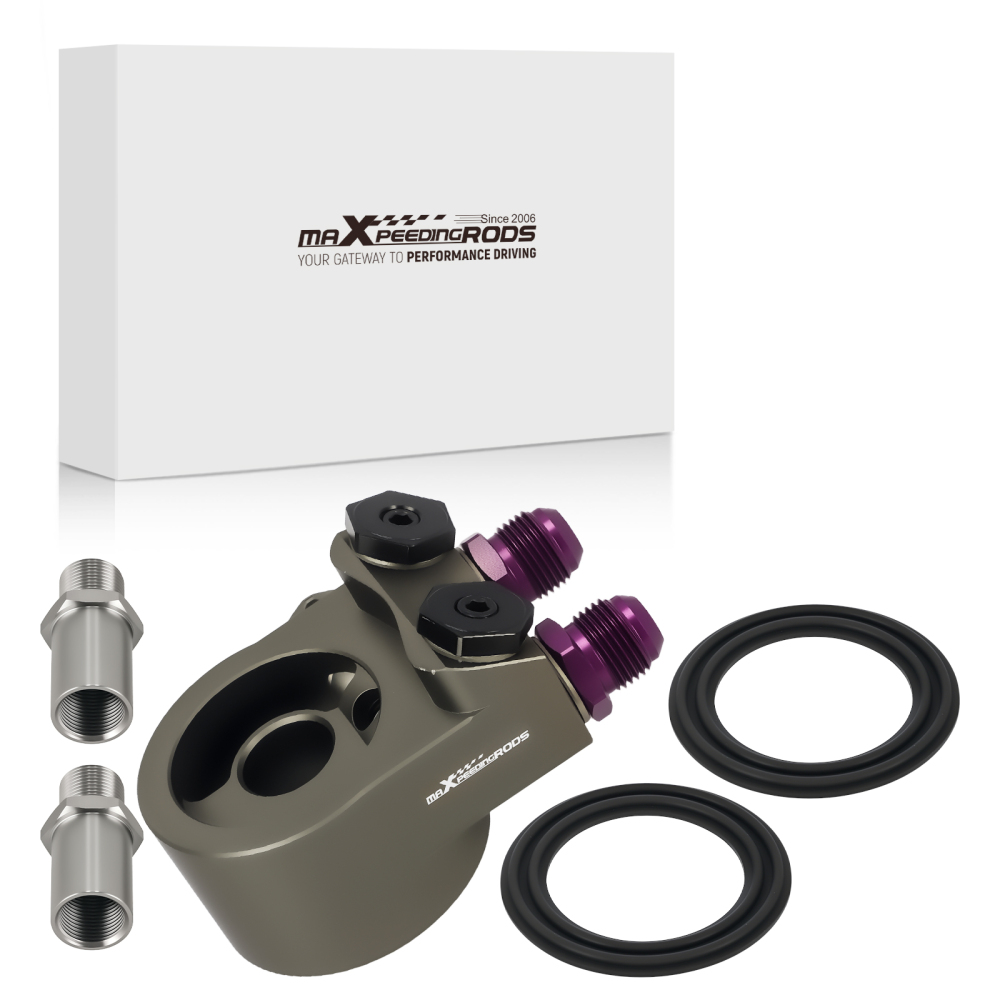 Aluminum AN10 Oil Adapter compatible for Toyota for GT86 GR86 compatible for Subaru BRZ Thermostatic Control