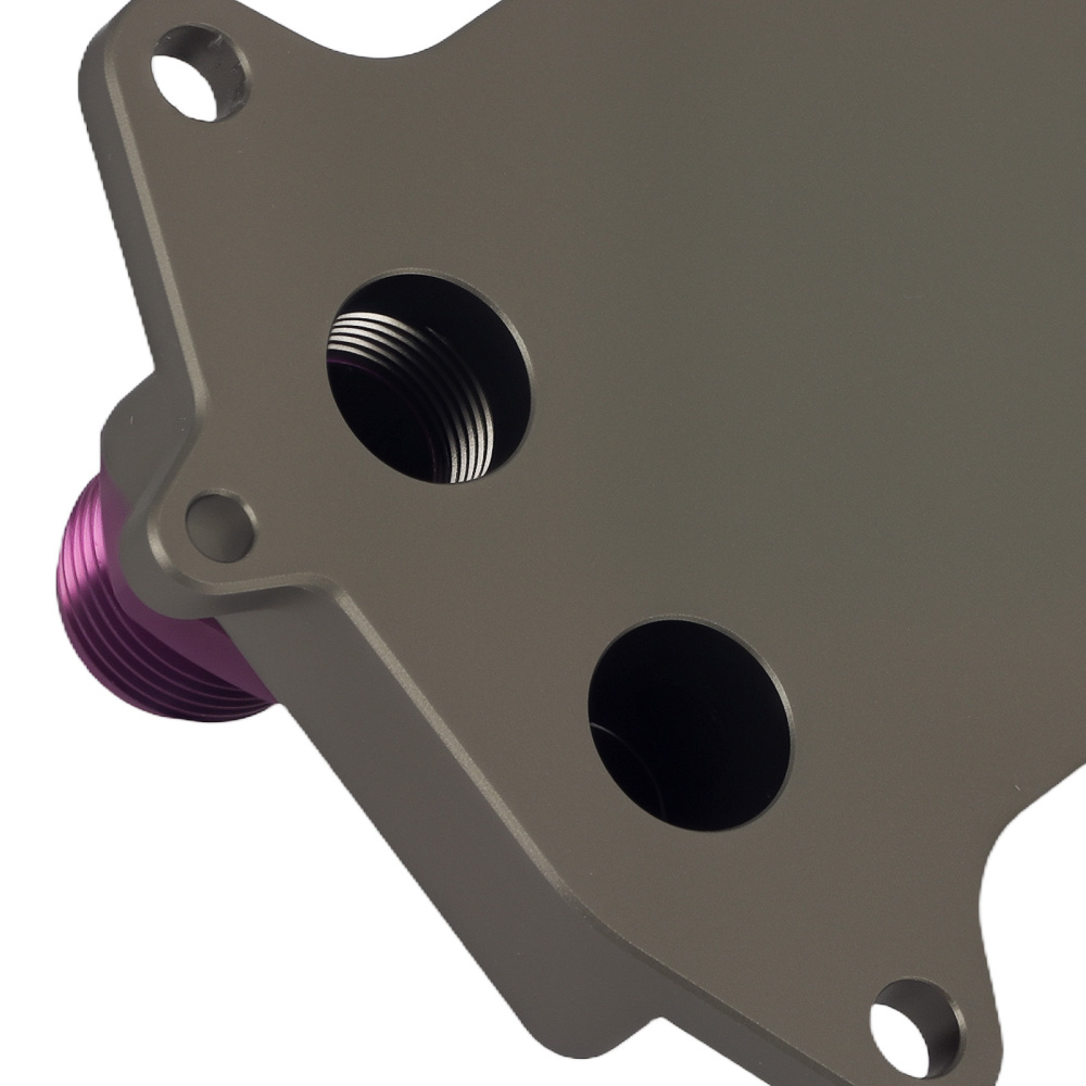 Aluminum Alloy Oil Filter Sandwich Adapter AN10 compatible for VW Audi 1.2 1.6 2.0 TDI