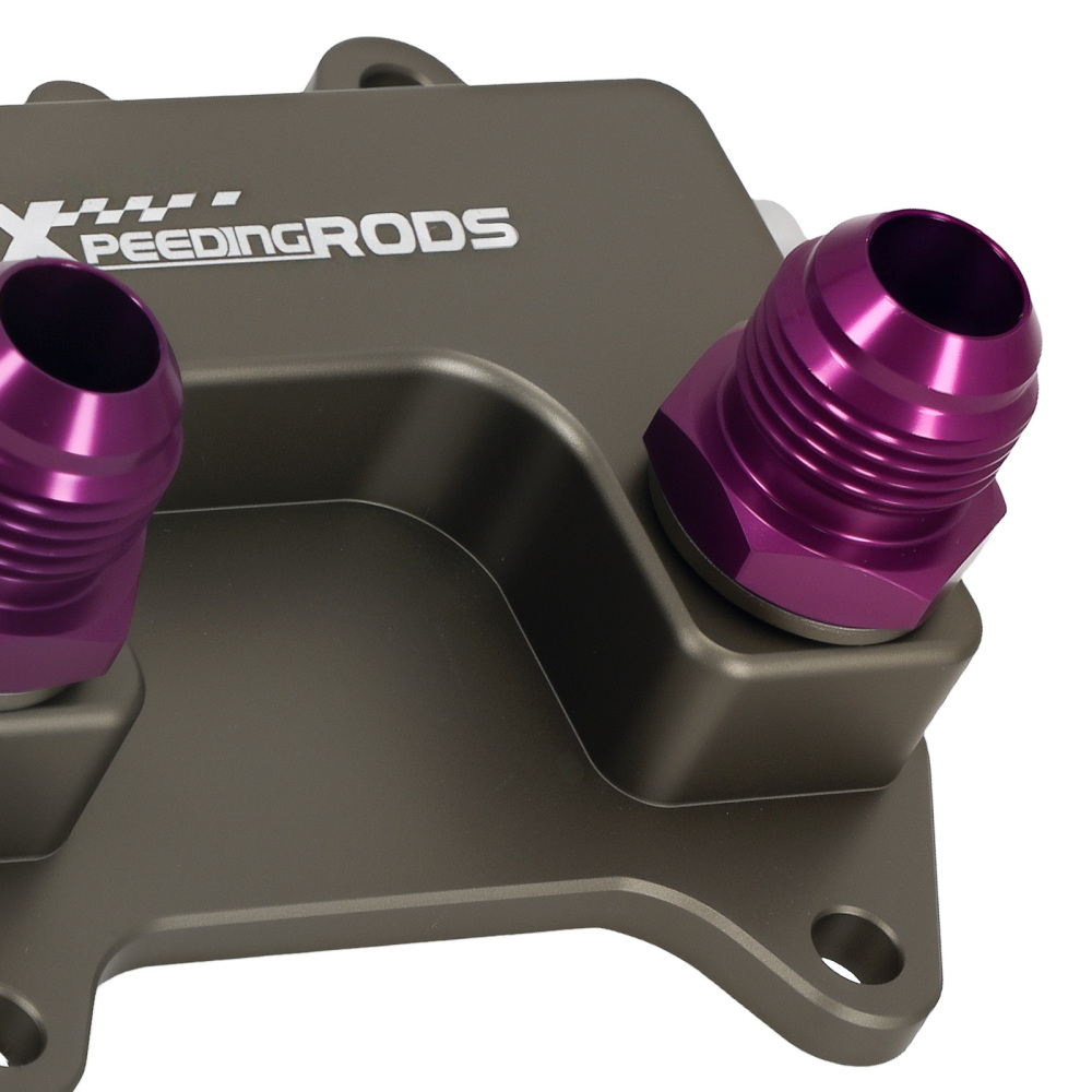 Aluminum Alloy Oil Filter Sandwich Adapter AN10 compatible for VW Audi 1.2 1.6 2.0 TDI