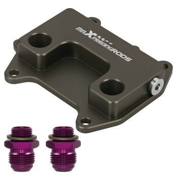 Aluminum Alloy Oil Filter Sandwich Adapter AN10 compatible for VW Audi 1.2 1.6 2.0 TDI