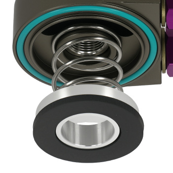 Aluminum Oil Cooler Sandwich Adapter compatible for VW Audi Skoda MK5 MK6 1.4T 1.6L AN10