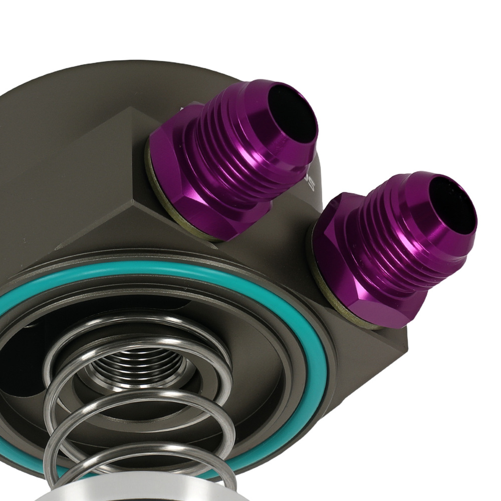 Aluminum AN10 Oil Filter Adapter compatible for VW Audi Skoda 1.4T 1.6L EA111 Engine