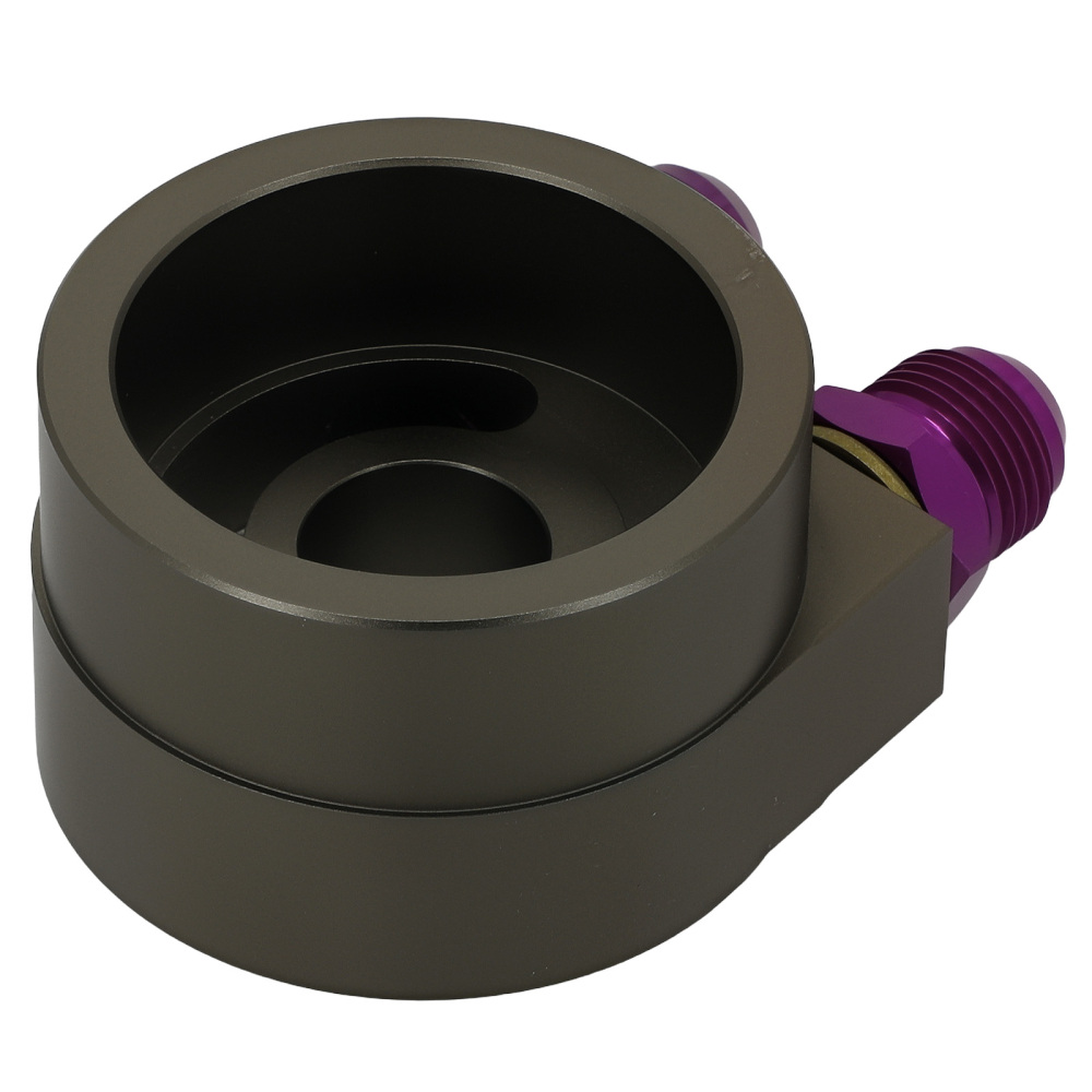 Aluminum AN10 Oil Filter Adapter compatible for VW Audi Skoda 1.4T 1.6L EA111 Engine