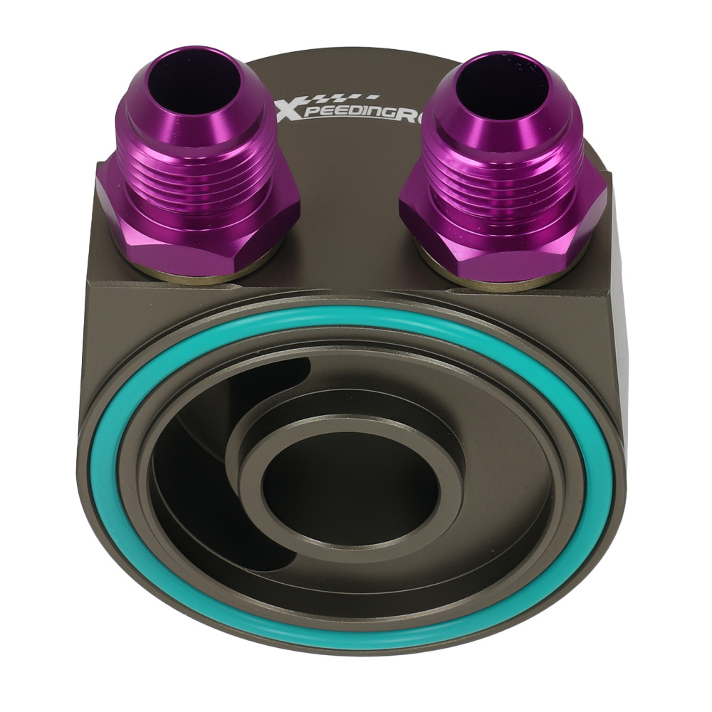 Aluminum AN10 Oil Filter Adapter compatible for VW Audi Skoda 1.4T 1.6L EA111 Engine