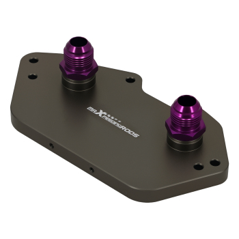 Aluminum Alloy Oil Filter Adapter compatible for Audi S3 S4 A4L B8 A6 C7 A5 Q7 AN10