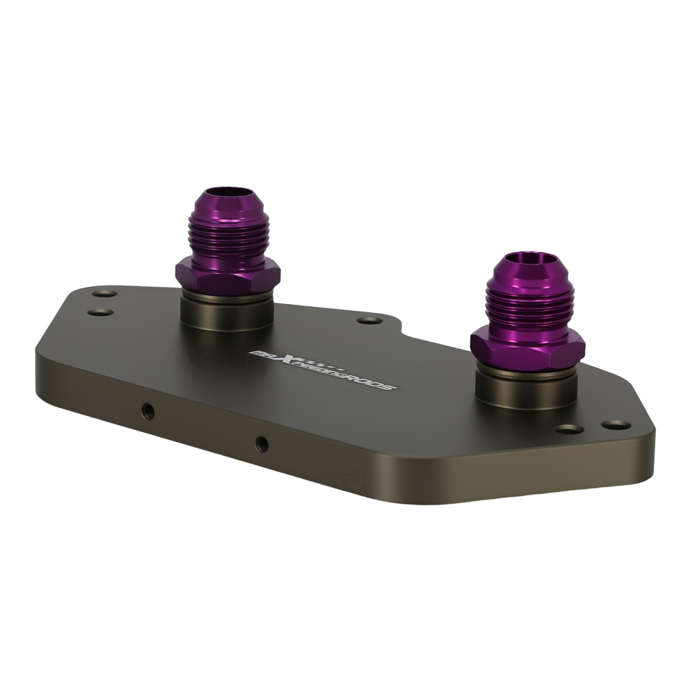 Aluminum Alloy Oil Filter Adapter compatible for Audi S3 S4 A4L B8 A6 C7 A5 Q7 AN10