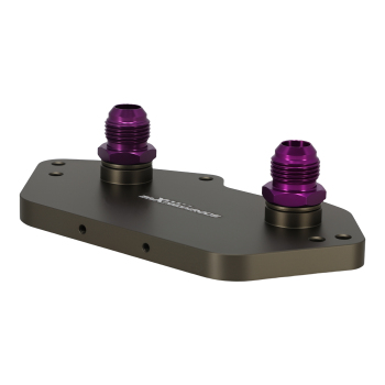 Aluminum Alloy Oil Filter Adapter compatible for Audi S3 S4 A4L B8 A6 C7 A5 Q7 AN10